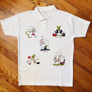 Rabbit graphic polo